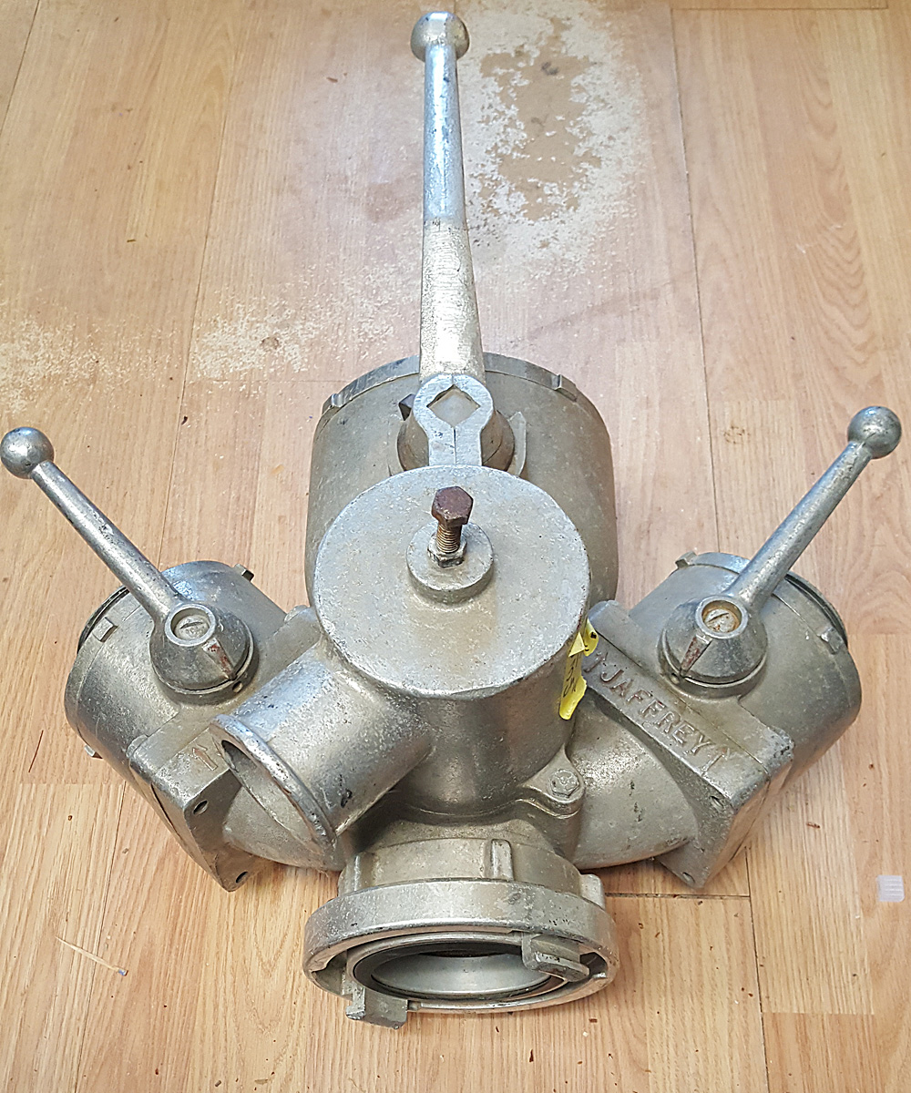 Vintage Jaffrey LDH Manifold Goes to 32 ½" Ports aka Portable Fire