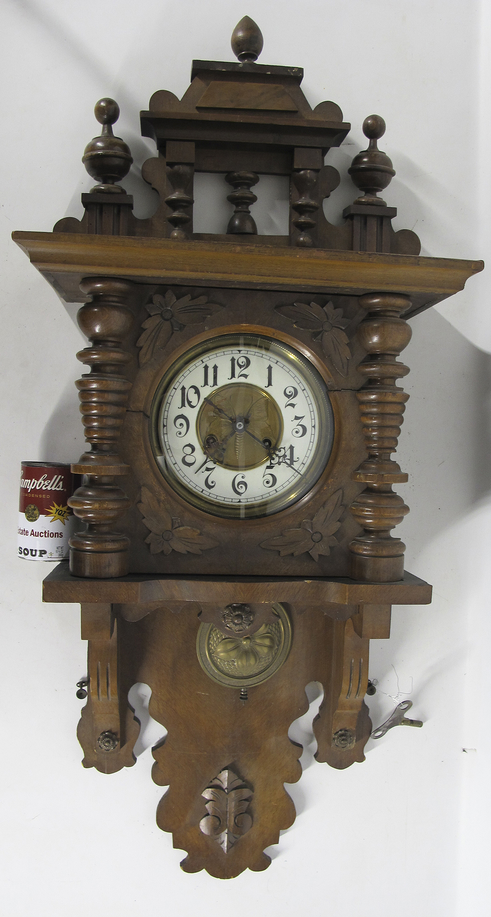 Antique clock swinger